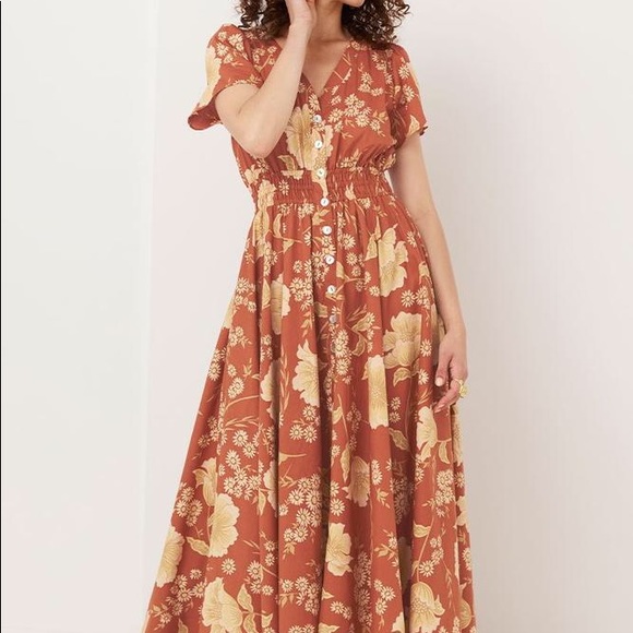 Spell and the Gypsy Sloan Gown in Ochre XL - Picture 3 of 4